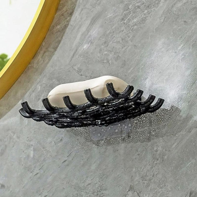 Portasapone da parete adesivo drenante