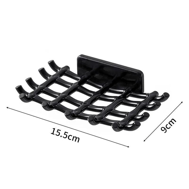 Portasapone da parete adesivo drenante