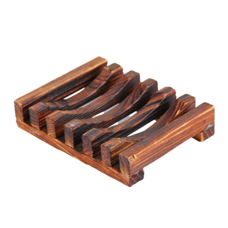 Portasapone in legno esotico per bagno