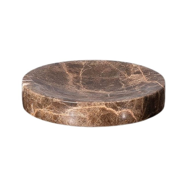 Portasapone in Marmo Naturale Marrone