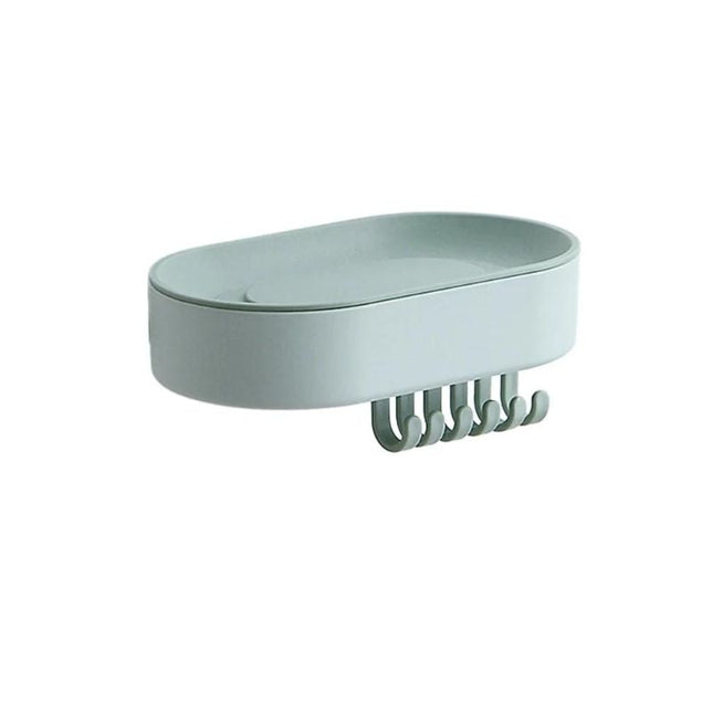 Portasapone da parete adesivo con ganci