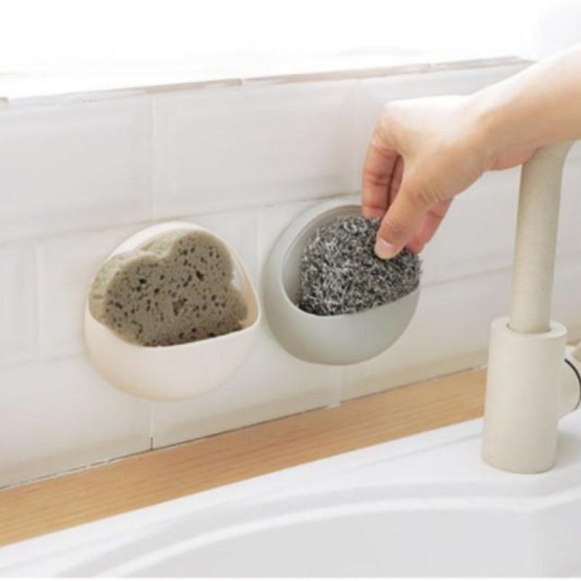 Piccolo portasapone da muro a ventosa