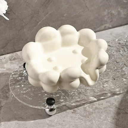 Portasapone design a forma di nuvola