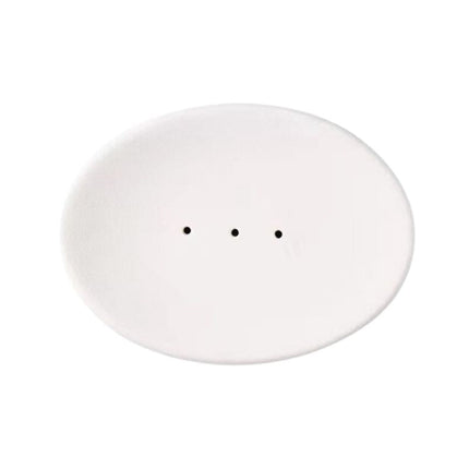 Portasapone ovale in ceramica forata