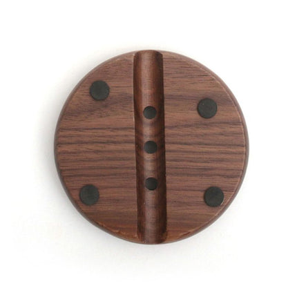 Portasapone Rotondo in Legno Naturale