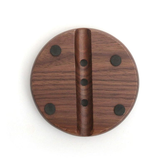 Portasapone Rotondo in Legno Naturale