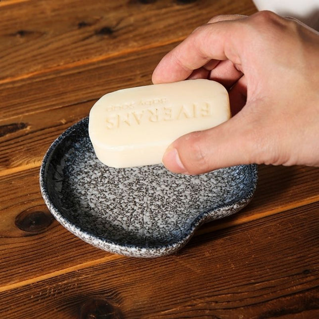 Portasapone in ceramica stile giapponese