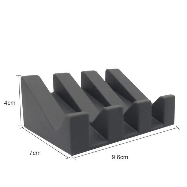 Portasapone in silicone flessibile drenante