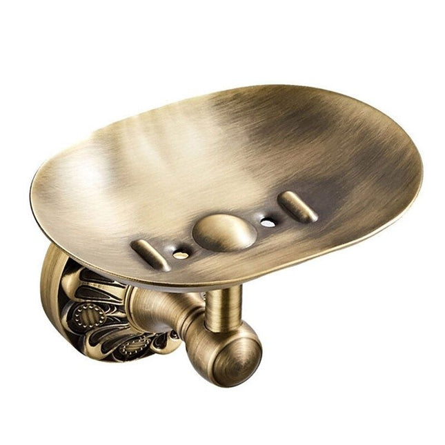 Portasapone da parete vintage in ottone
