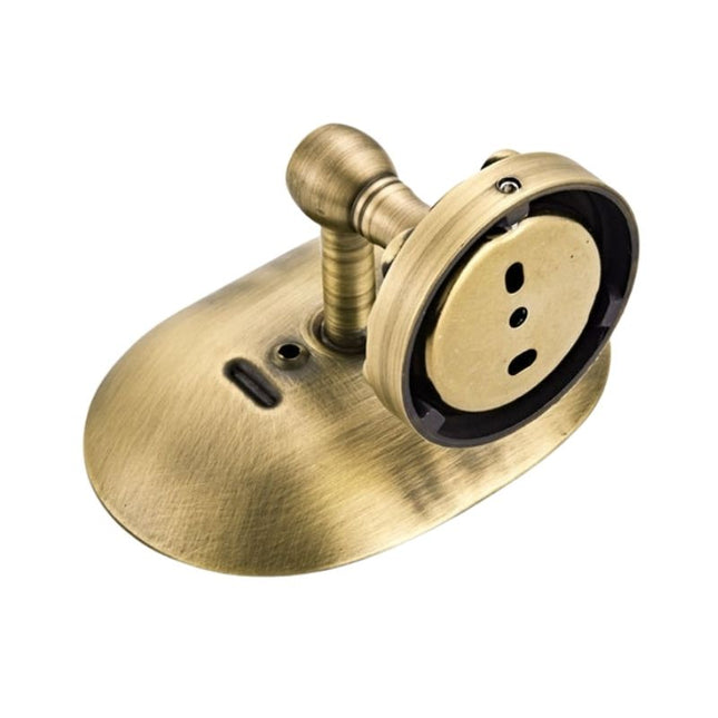 Portasapone da parete vintage in ottone