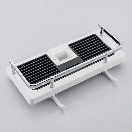 Mensola doccia da asta senza fori.